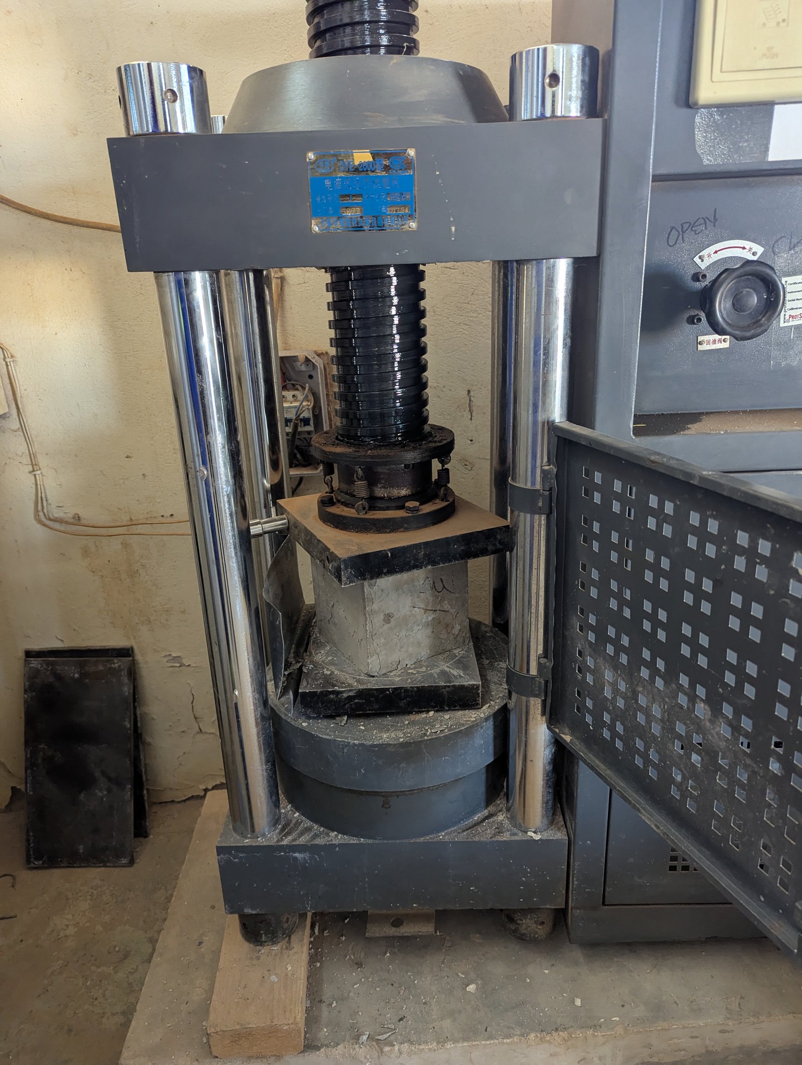 Concrete testing